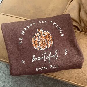 Fall Brown sweat shirt. Brand New.